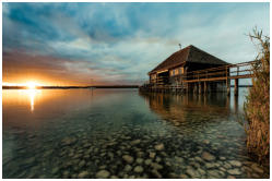 Platz 02 - 12 - Sonnenuntergang am Ammersee