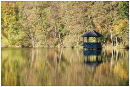 Platz 03 - 19 - Saaler Mühle - Pavillon im See