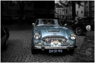 Austin Healey am Wijnstudio-Wolfgang